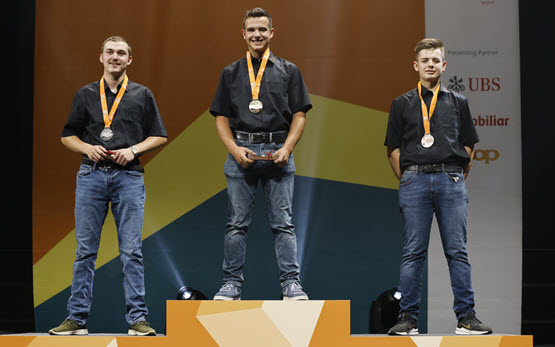 Goldmedaille für Agroscope-Lernenden an den SwissSkills