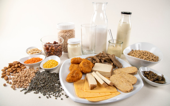 Milch-und-Fleischersatz