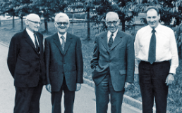 Reckenholz historisch Direktoren 1978: Wahlen, Koblet, Salzmann, Broennimann