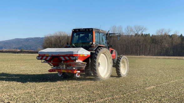 Düngung, Dünger, Traktor, Maschinen, Maschine, Stickstoffdüngung