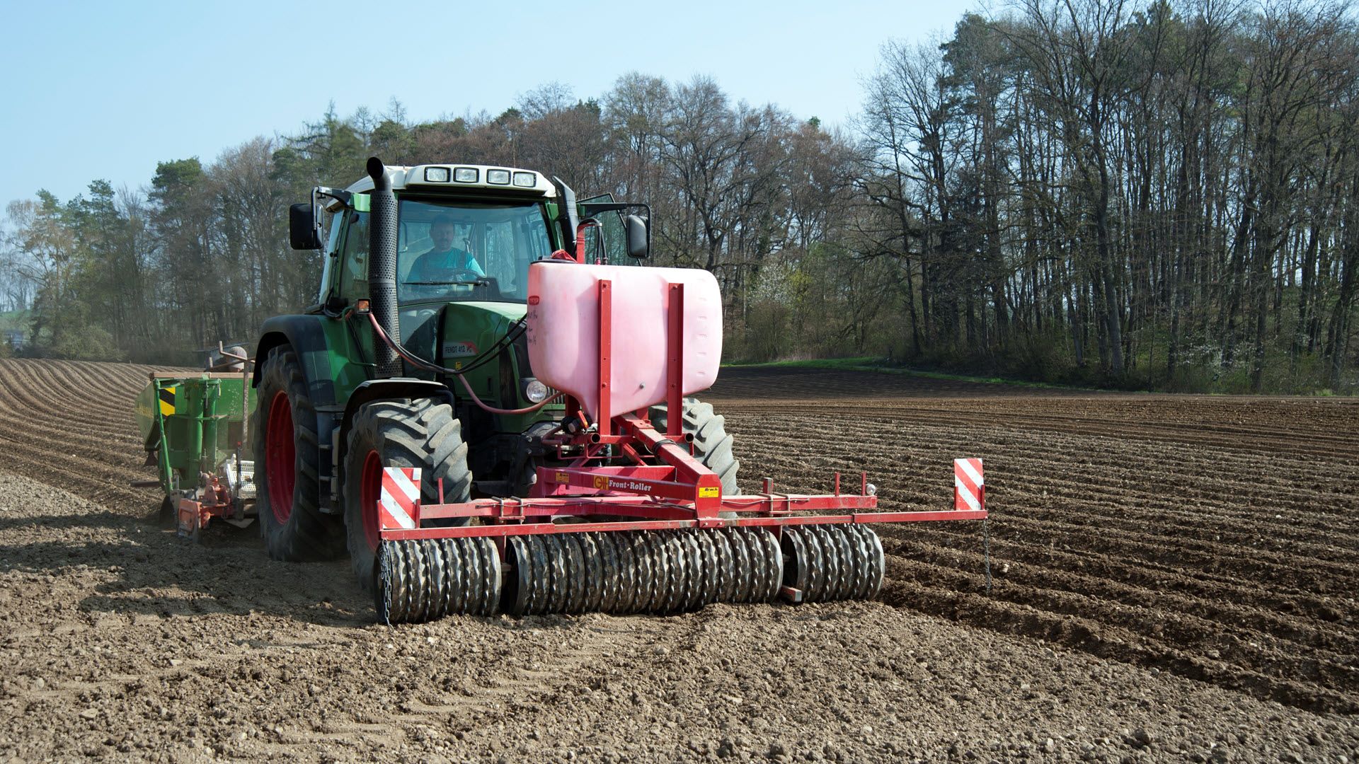 Traktor, Saat, Kartoffeln, Tracteur, Trattore, Tractor
