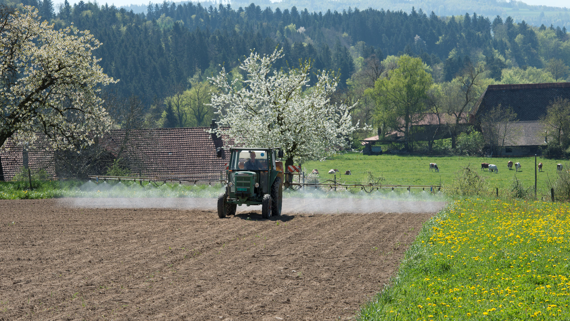 PSM, Pflanzenschutzmittel, Traktor
