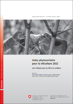 Index phytosanitaire pour la viticulture 2022